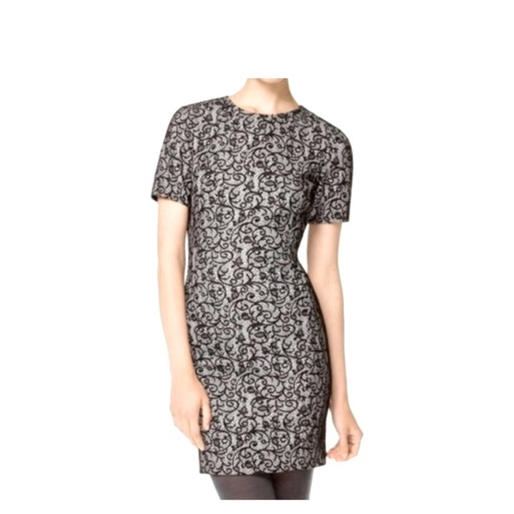 Wilfred Migonne Bodycon dress black and white lace size M - Picture 1 of 14